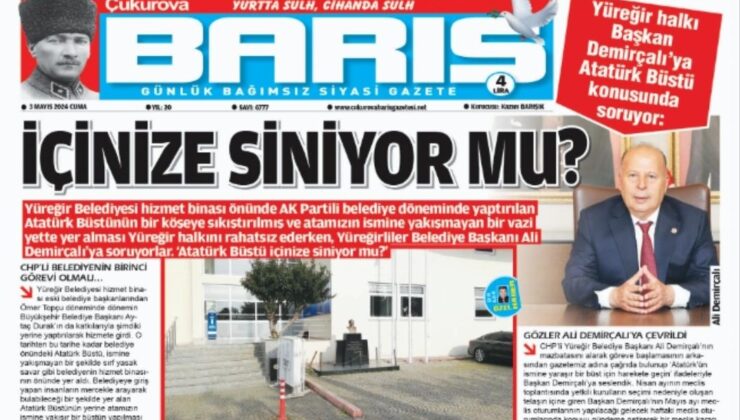 SAYIN DEMİRÇALI, ATATÜRK BÜSTÜ NE OLDU?