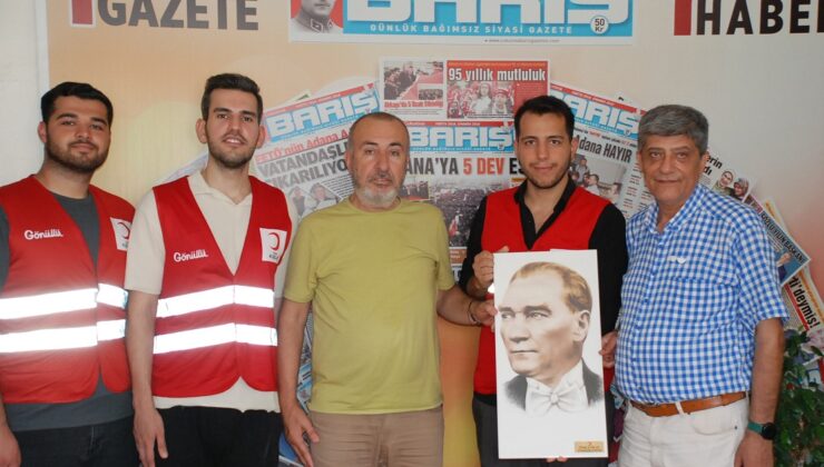 Yüreğir Genç Kızılaycılardan gazetemize ziyaret