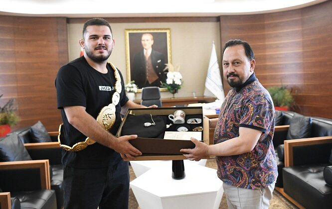 BAŞPEHLİVAN ÇELEBİ’DEN BAŞKAN ZİYARET