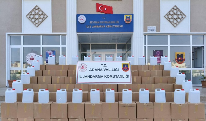 2 bin 920 litre kaçak etil alkol ele geçirildi