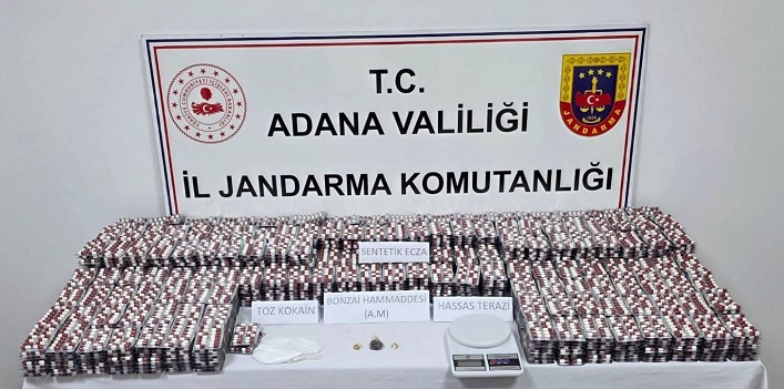 19 bin 167 sentetik uyuşturucu hap ele geçirildi