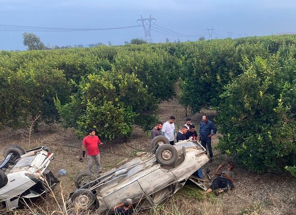 KOZAN’DA OTOMOBİL KAZASI: 2 YARALI