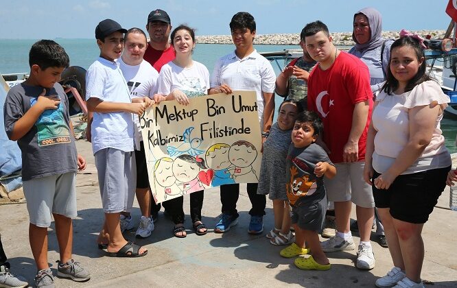 GAZZE İÇİN MEKTUP YAZDILAR