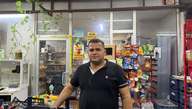 ÇARŞI BEKÇİSİNDEN MARKET ÇALIŞANINA DAYAK!