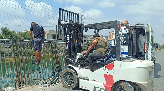 SULAMA KANALINDA ERKEK CESEDİ