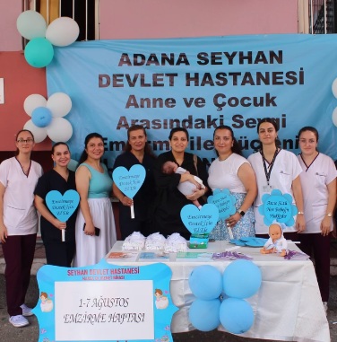 Seyhan Devlet Hastanesi’nde emzirme haftası etkinliği