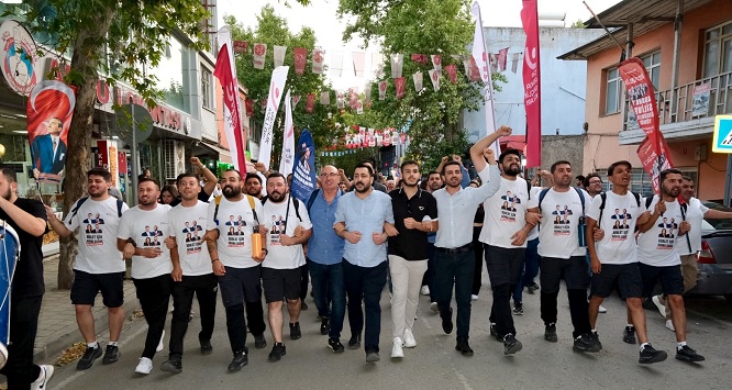 Özgürlük Yürüyüşü 118. kilometresinde