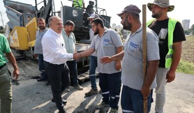 DEMİRÇALI ASFALT ÇALIŞMALARINI YERİNDE İNCELEDİ