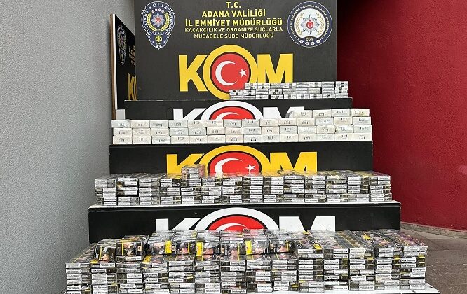ADANA’DA KAÇAKÇILIK OPERASYONU