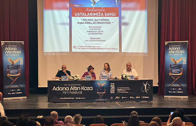 Altın Koza Film Festivali’nde “Anılarıyla Ustalarımıza Saygı” söyleşisi