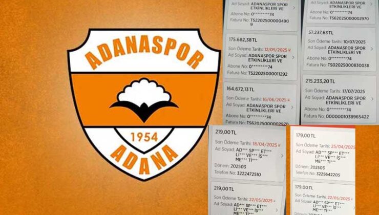 ADANASPOR’UN ELEKTRİKLERİ KESİLECEK!