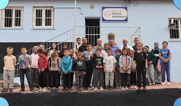 Feke Belediyesi’nden Oruçlu Ortaokulu’na bakım ve yenileme