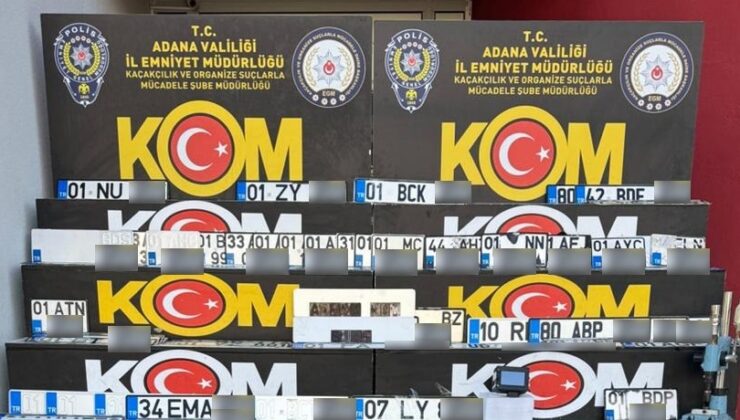 SAHTE PLAKA TACİRLERİ POLİSE ENSELENDİ