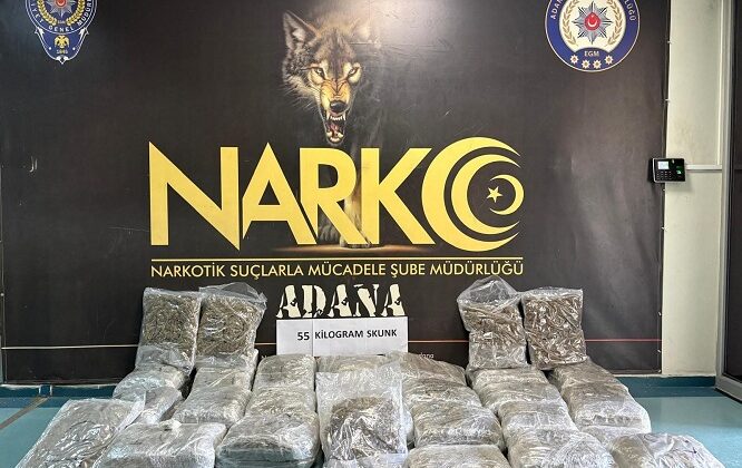55 KİLO UYUŞTURUCU YAKALANDI