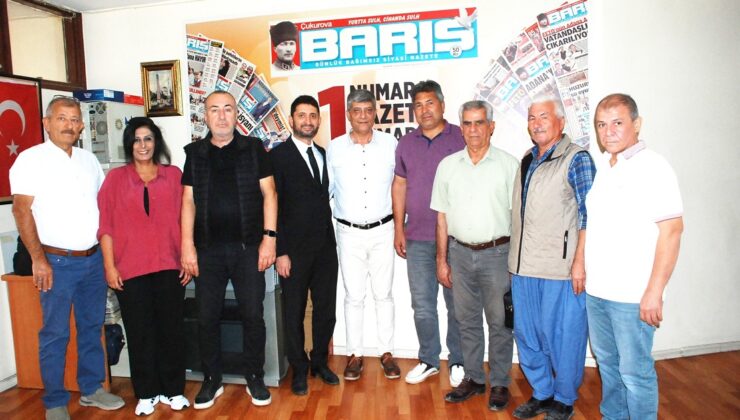 Kılıç ve yönetiminden gazetemize ziyaret