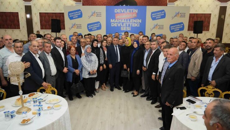 GEÇER MUHTARLARLA BULUŞTU