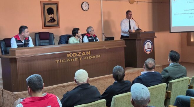 Kozan’da destekleme bilgilendirme toplantısı