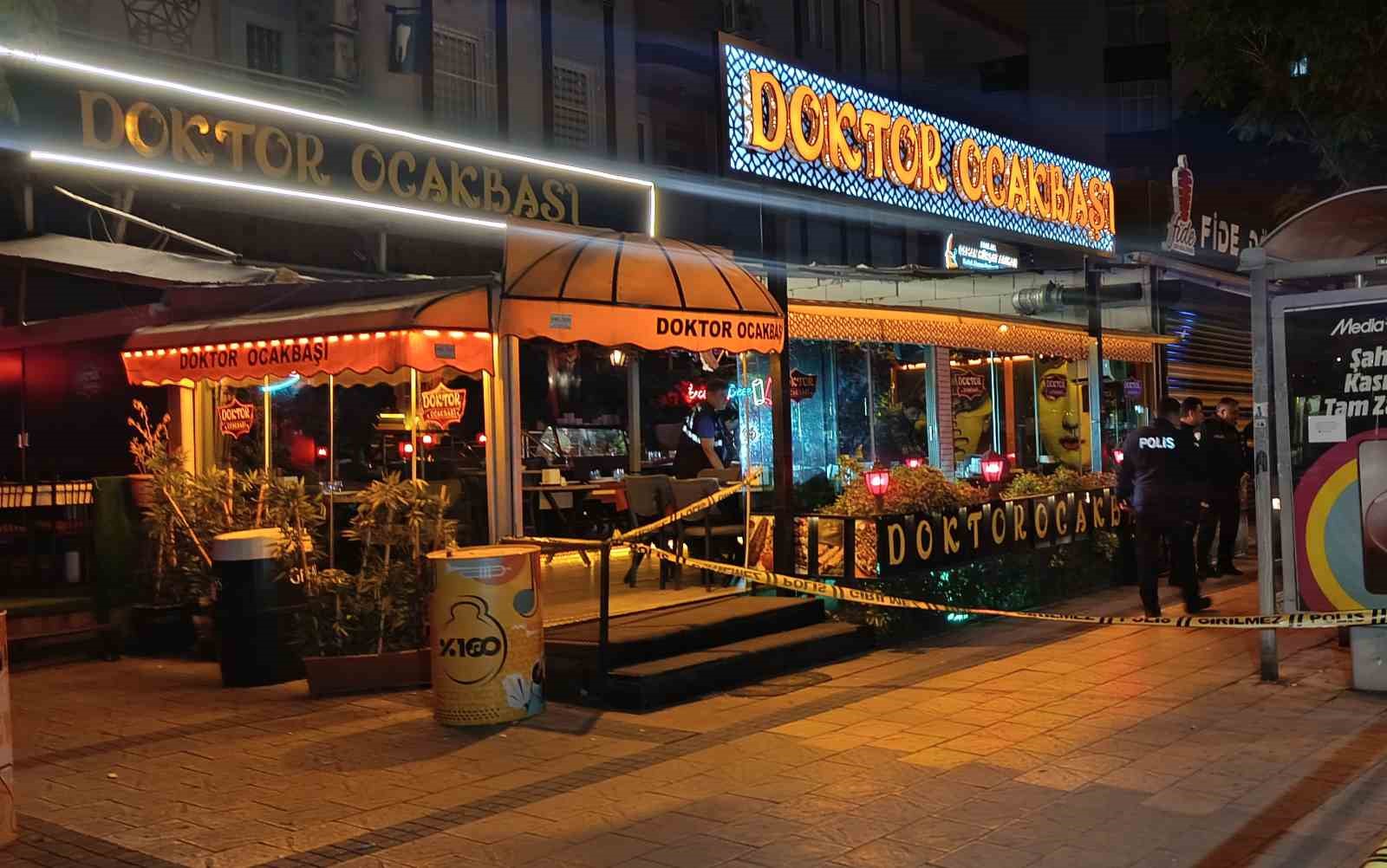 ADANA’DA RESTORANA SİLAHLI SALDIRI: 1 ÖLÜ