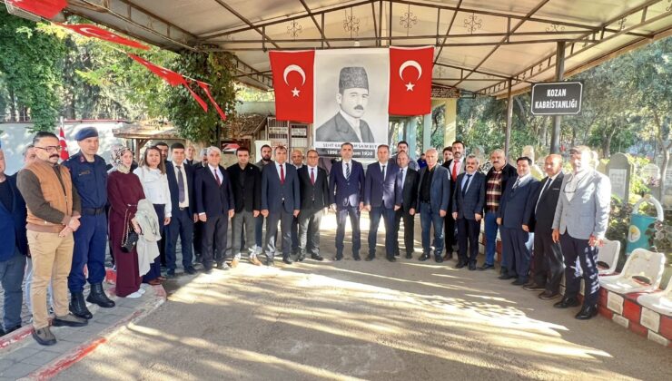 Şehit Kaymakam Saim Bey kabri başında anıldı