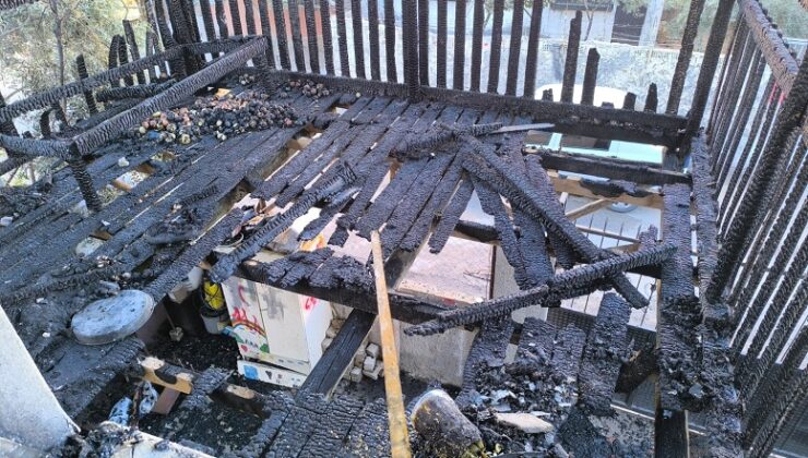 SARIÇAM’DA EV YANGINI