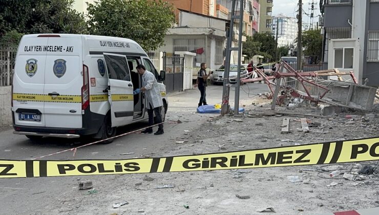 İNŞAAT İSKELESİ ÇÖKTÜ:  1 ÖLÜ, 1 YARALI