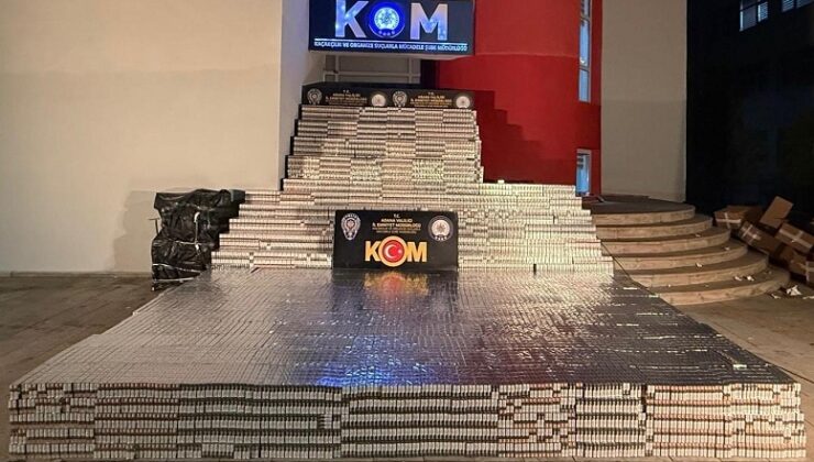 KAÇAK SİGARA ELE GEÇİRİLDİ