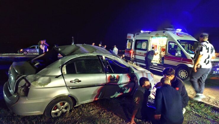 KADİRLİ’DE KAZA: 1’İ ÇOCUK 4 YARALI