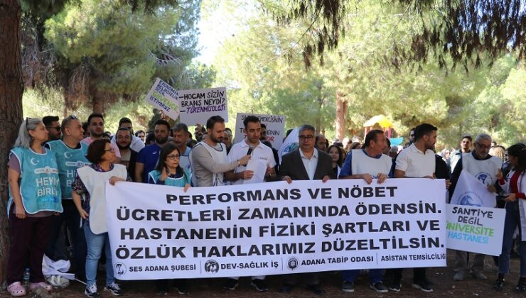 BALCALI HASTANESİ HEKİMLERİ EYLEMDE!