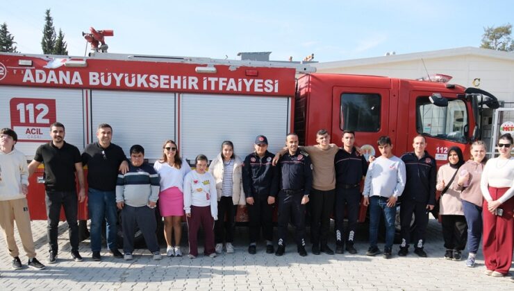 Özel gereksinimli Ahmet bir günlüğüne itfaiye eri oldu