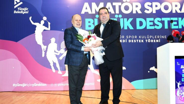 Yüreğir Belediyesinden amatör spora 1 milyon TL’lik destek