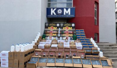 4 ton etil alkol ele geçirildi