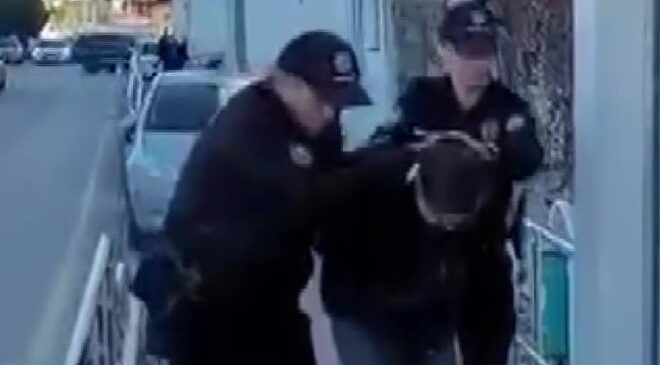 Kendisini döven komşusunu vurup tutuklandı