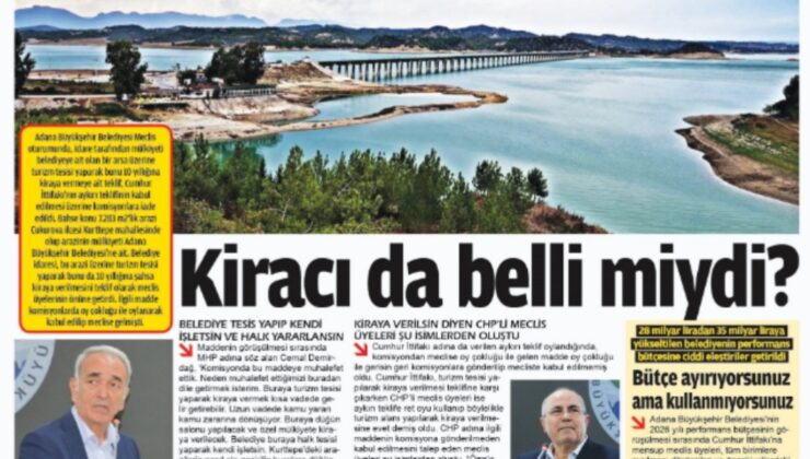 BÜYÜKŞEHİR BELEDİYESİNİN KİRACI ISRARI!