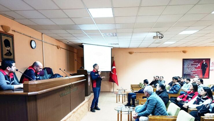 Market çalışanları eğitime alındı