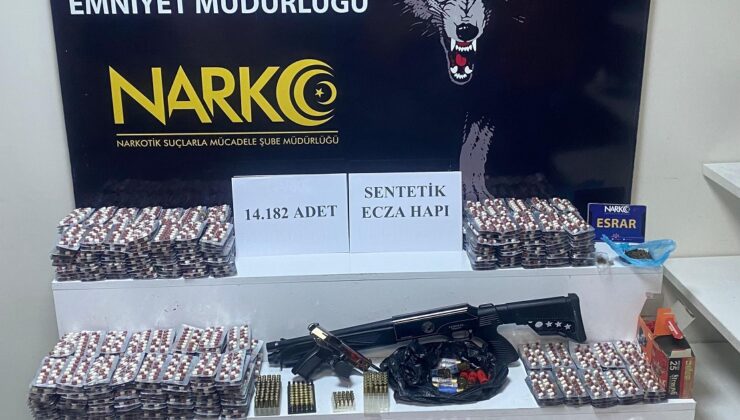 Sentetik eczayı içmek için almış!