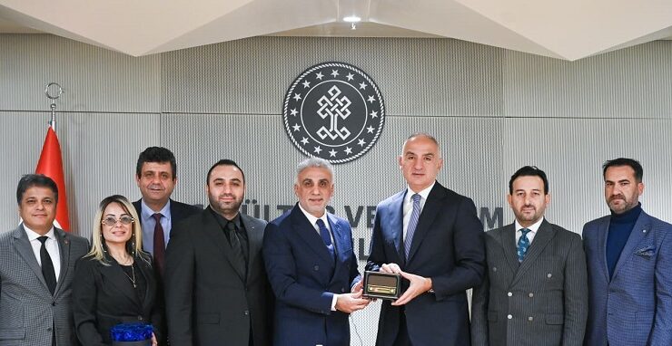 RATEM’CİLER TURİZM BAKANINI ZİYARET ETTİ