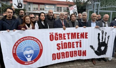 ÖĞRETMENE SİLAHLI SALDIRIYA TEPKİLER ÇIĞ GİBİ