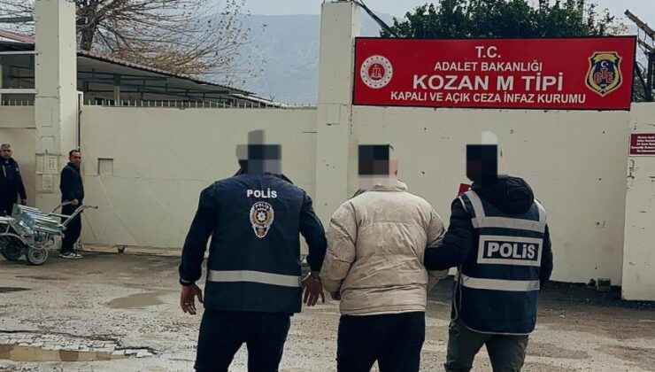 Adana’da aranan hükümlü yakalandı