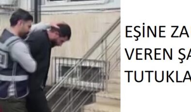 Eşinin evine zarar veren şahıs tutuklandı