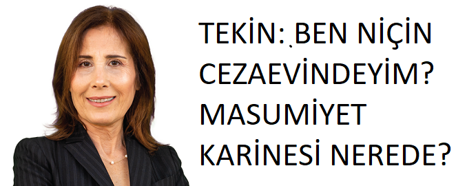 OYA VE CELAL TEKİN’DEN SAVUNMA