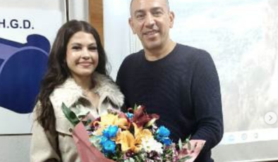 Kadın hakemlerden Uçar’a çiçek