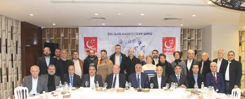 SAADET PARTİSİ BASINLA BULUŞTU