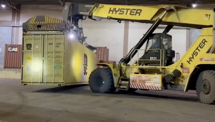 Mersin Limanı’nda uyuşturucu operasyonu