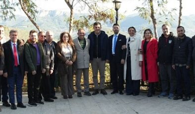 MUSTAFA ATLI GAZETECİLERLE BULUŞTU