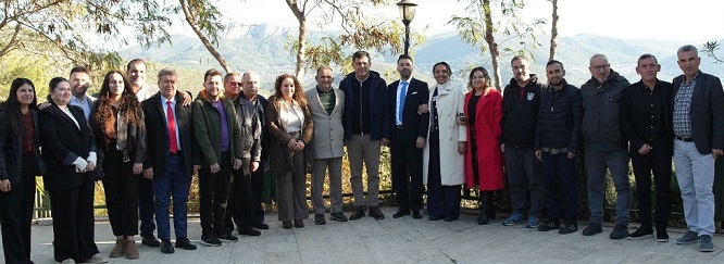 MUSTAFA ATLI GAZETECİLERLE BULUŞTU