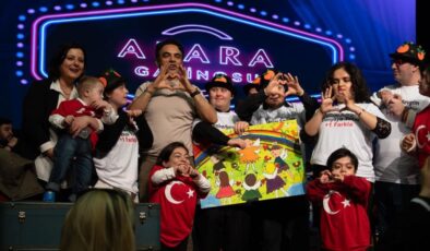 Özel ihtiyaçlı çocuklar sanatçı Uğur Aslan ile buluştu