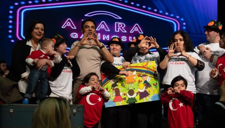 Özel ihtiyaçlı çocuklar sanatçı Uğur Aslan ile buluştu