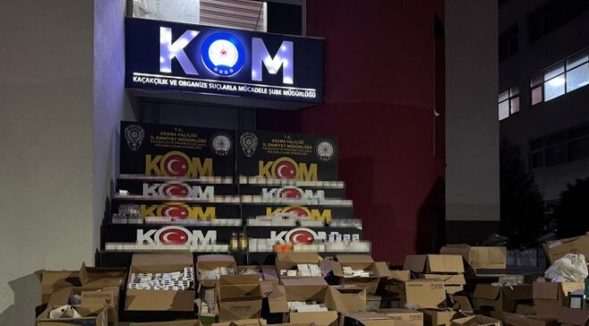 BİNLERCE KAÇAK İLAÇ ELE GEÇİRİLDİ