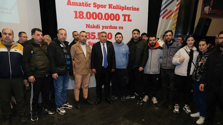 Büyükşehir Belediyesi’nden Amatör Spor Kulüplerine önemli destek
