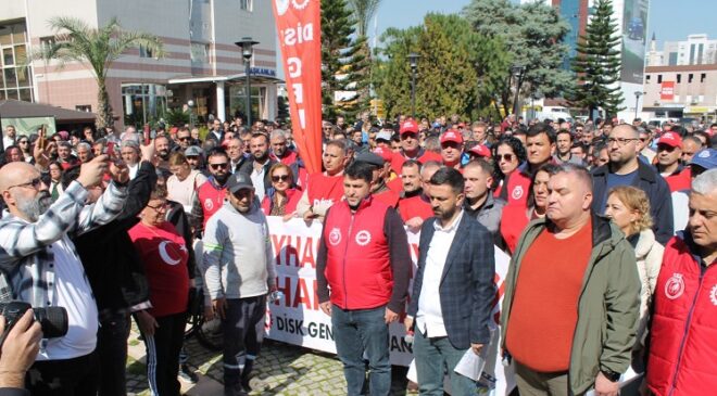 SEYHAN İŞÇİSİ HAKKINI İSTİYOR